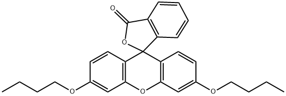 3',6'-dibutoxyspiro[isobenzofuran-1(3H),9'-[9H]xanthene]-3-one Structure