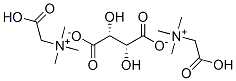 bis[(carboxymethyl)trimethylammonium] [R-(R*,R*)]-tartrate Structure