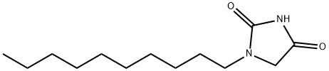 1-デシル-2,4-イミダゾリジンジオン 化学構造式