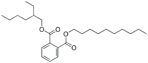 decyl 2-ethylhexyl phthalate Structure