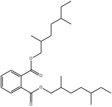 bis(2,5-dimethylheptyl) phthalate Struktur