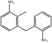 3-[(2-アミノフェニル)メチル]-2-メチルアニリン 化学構造式