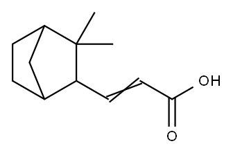 3-(3,3-dimethylbicyclo[2.2.1]hept-2-yl)acrylic acid Struktur