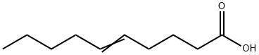 5-癸烯酸, 85392-03-6, 结构式