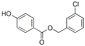 4-ヒドロキシ安息香酸(3-クロロフェニル)メチル 化学構造式