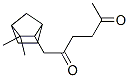 1-(3,3-ジメチルビシクロ[2.2.1]ヘプタ-2-イル)-2,5-ヘキサンジオン 化学構造式
