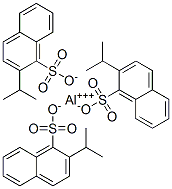 aluminium (1-methylethyl)naphthalenesulphonate Struktur