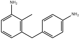 3-[(4-アミノフェニル)メチル]-2-メチルアニリン 化学構造式