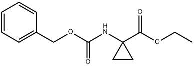 Cyclopropanecarboxylic acid, 1-[[(phenylMethoxy)carbonyl]aMino]-, ethyl ester Structure