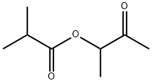 1-methyl-2-oxopropyl isobutyrate Structure