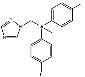 フルシラゾール  化学構造式