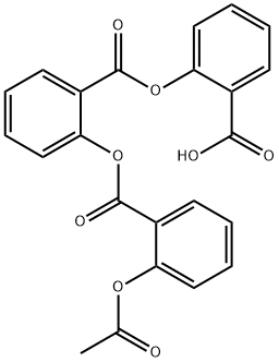 2-[[2-(Acetyloxy)benzoyl]oxy]benzoic acid 2-Carboxyphenyl Ester Struktur