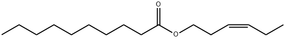 デカン酸(Z)-3-ヘキセニル 化学構造式
