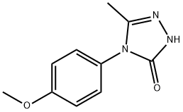 4-(4-甲氧基苯基)-5-甲基-4H-1,2,4-三唑-3-醇, 85562-69-2, 结构式
