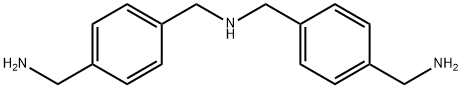 N-[[4-(アミノメチル)フェニル]メチル]-1,4-ベンゼンジメタンアミン 化学構造式