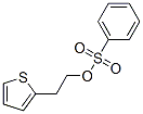 2-(2-thienyl)ethyl benzenesulphonate Struktur