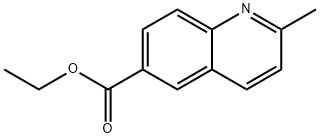 2-甲基-6-喹啉甲酸乙酯, 855763-77-8, 结构式