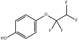 4-(1,1,2,2-テトラフルオロエトキシ)フェノール 化学構造式