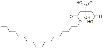 (Z)-(9-octadecenyl) dihydrogen 2-hydroxypropane-1,2,3-tricarboxylate Struktur