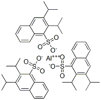 aluminium tris(diisopropylnaphthalenesulphonate) Structure