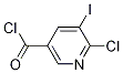 6-chloro-5-iodonicotinoyl chloride Structure
