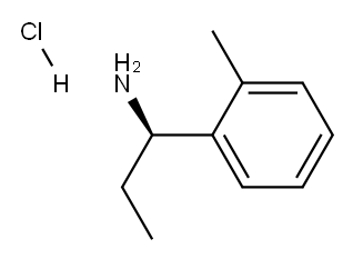 (1R)-1-(2-METHYLPHENYL)PROPYLAMINE-HCl Structure