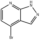 4-溴-7-氮杂吲唑,4-溴吡唑并[3,4-B]吡啶 结构式