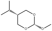 1,3-Dioxane,2-methoxy-5-(1-methylethyl)-,cis-(9CI) Struktur