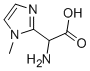 Amino-(1-methyl-1H-imidazol-2-yl)-aceticacid Structure
