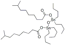 1,1,3,3-tetrabutyl-1,3-bis[(1-oxoisodecyl)oxy]distannoxane Structure