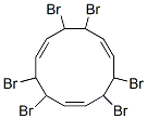3,4,7,8,11,12-hexabromocyclododeca-1,5,9-triene Structure