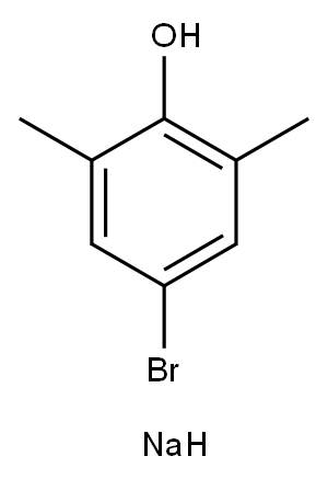 sodium 4-bromo-2,6-xylenolate Structure