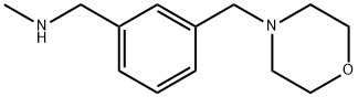 N-METHYL-N-[3-(MORPHOLIN-4-YLMETHYL)BENZYL]AMINE Structure