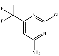 2-Chloro-6-(trifluoromethyl)pyrimidin-4-amine Structure