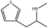 N-Methyl-1-(3-thienyl)-2-propylaMine Structure