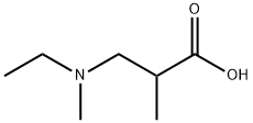 3-[ethyl(methyl)amino]-2-methylpropanoic acid hydrochloride Structure