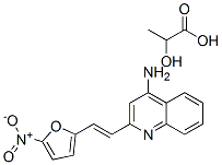 2-(5-NITRO-2-FURYLVINYL)-4-AMINO-QUINOLINE-LACTATE 结构式