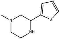 Piperazine, 1-methyl-3-(2-thienyl)- (9CI) Structure