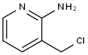 2-氨基-3-氯甲基吡啶 结构式