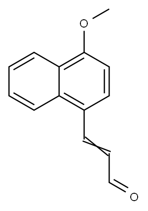 3-(4-Methoxy-1-naphthalenyl)-2-propenal|3-(4-Methoxy-1-naphthalenyl)-2-propenal