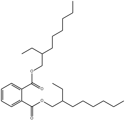 邻苯二甲酸二(2-乙基辛酯) 结构式