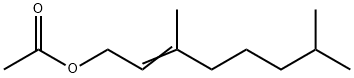 3,7-dimethyloct-2-enyl acetate Structure