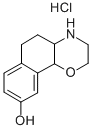(+)-3,4,4a,5,6,10b-Hexahydro-2H-naphtho[1,2-b][1,4]oxazin-9-ol, Hydrochloride Structure