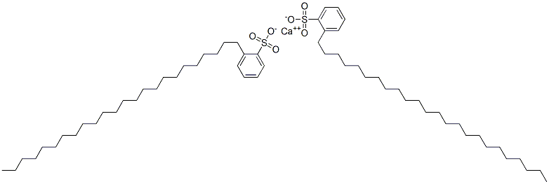 calcium bis(tetracosylbenzenesulphonate) Structure