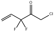 4-Penten-2-one,  1-chloro-3,3-difluoro- Structure