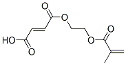 2-Butenedioic acid, mono[2-[(2-methyl-1-oxy-2-propenyl)oxy]ethyl]ester Structure