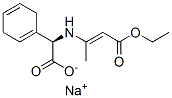 sodium (R)-alpha-[(3-ethoxy-1-methyl-3-oxo-1-propenyl)amino]cyclohexa-1,4-diene-1-acetate Structure