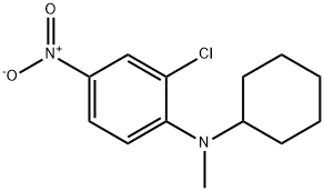 2-chloro-N-cyclohexyl-N-methyl-4-nitroaniline 结构式