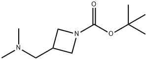 tert-butyl 3-((diMethylaMino)Methyl)azetidine-1-carboxylate Structure