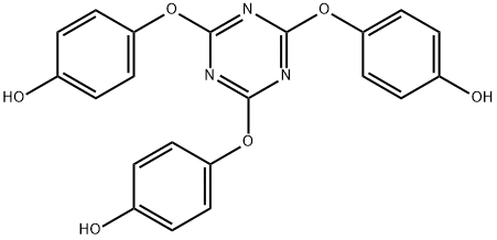 p,p',p''-[1,3,5-triazine-2,4,6-triyltris(oxy)]triphenol Structure